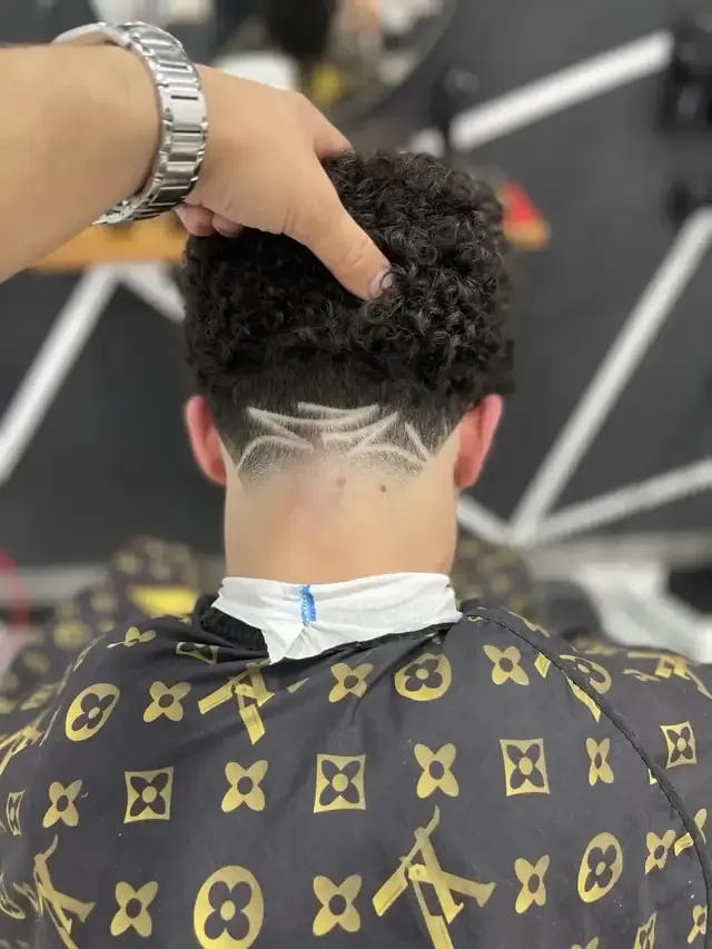 Corte realizado en la barbería